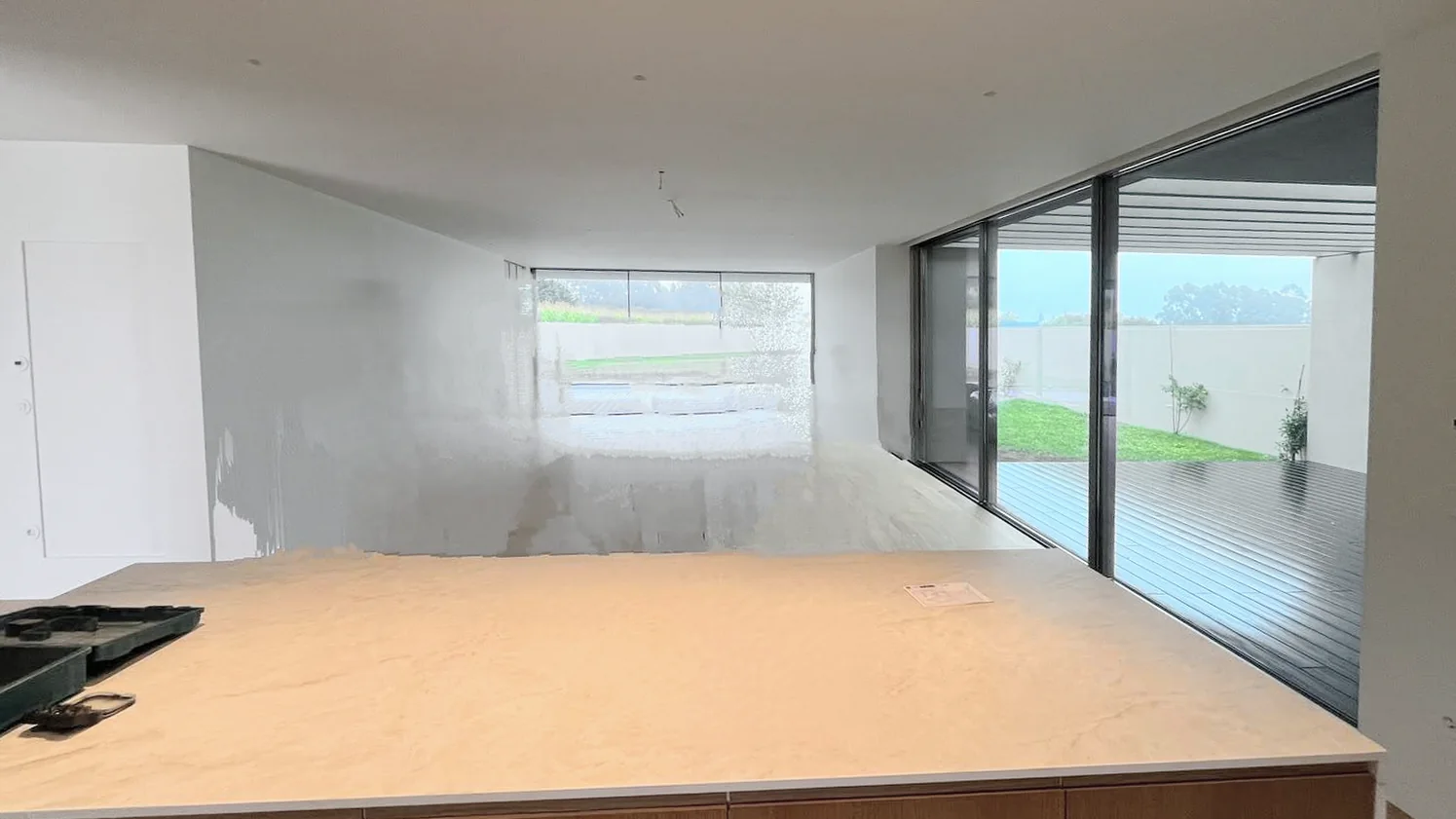 Cozinha aberta para o exterior
