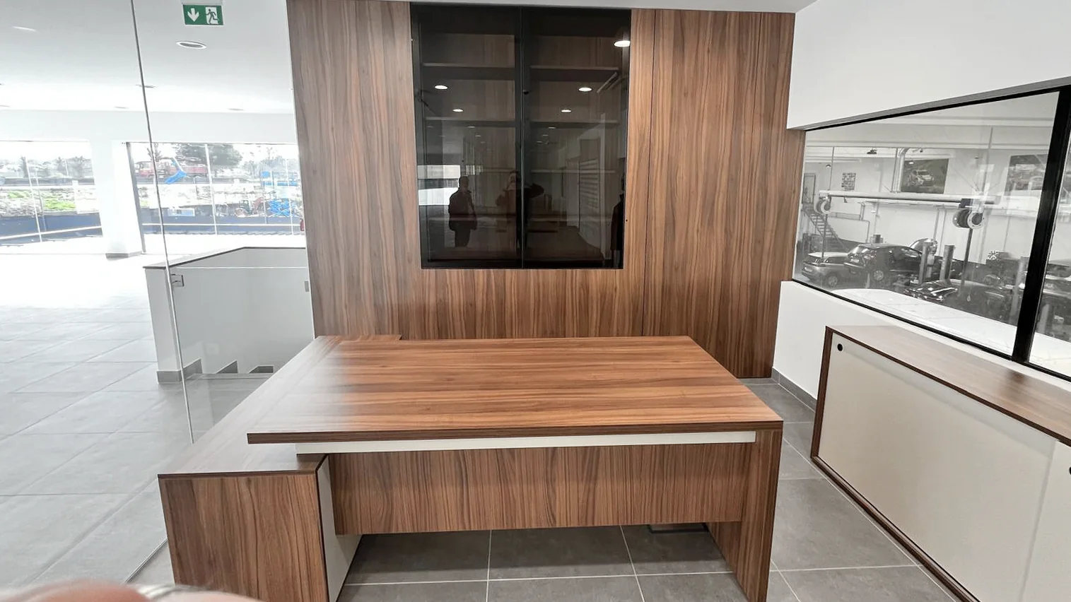 Escritório de um stand automóvel